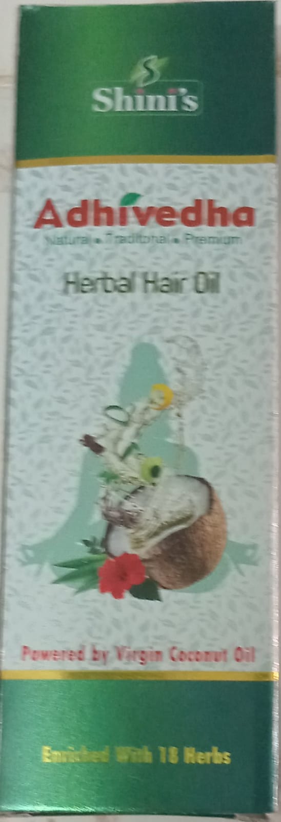 ADHIVEDHA HERBAL HAIR OIL