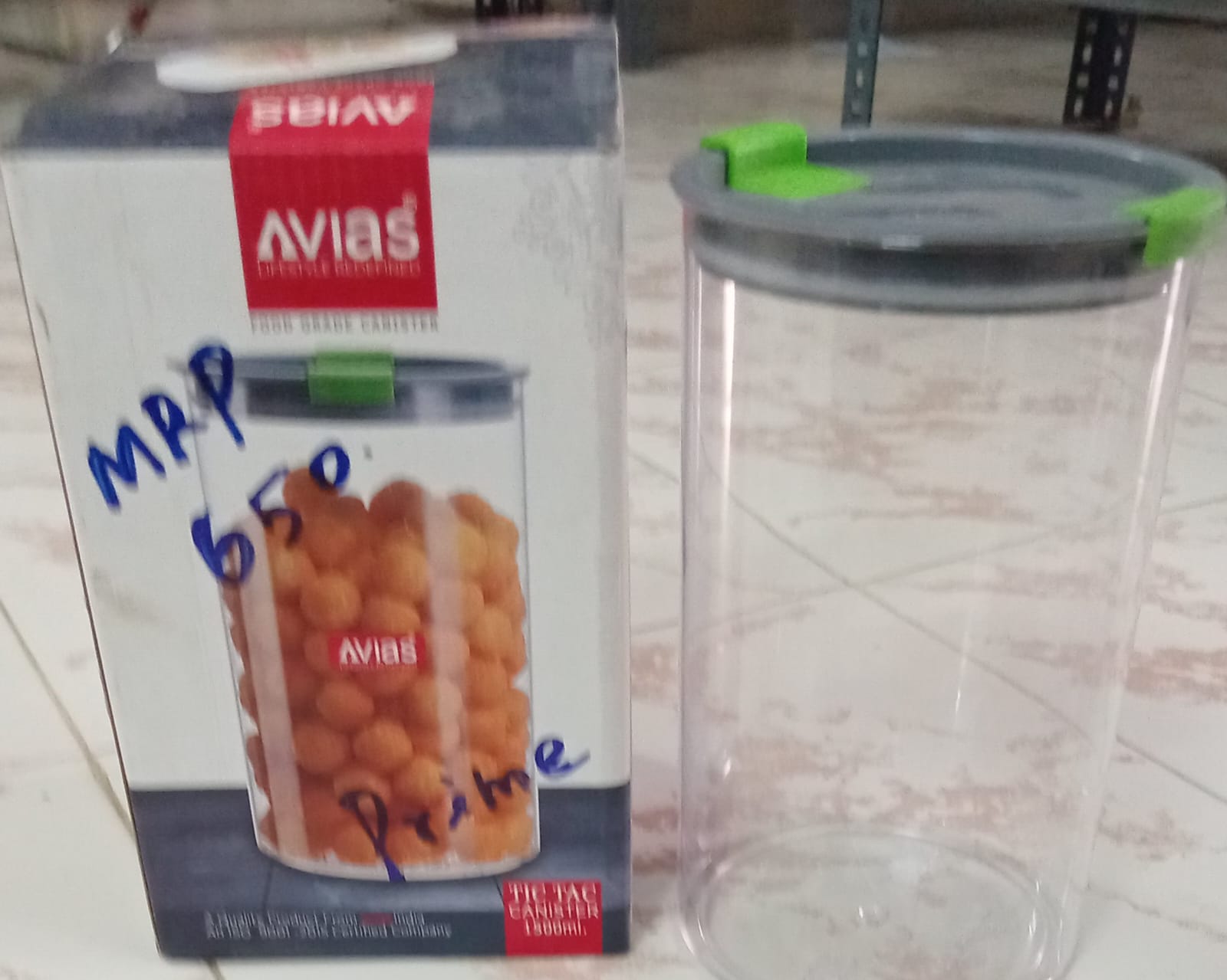 AVIAS TIC TAC CANISTER 1500ml.