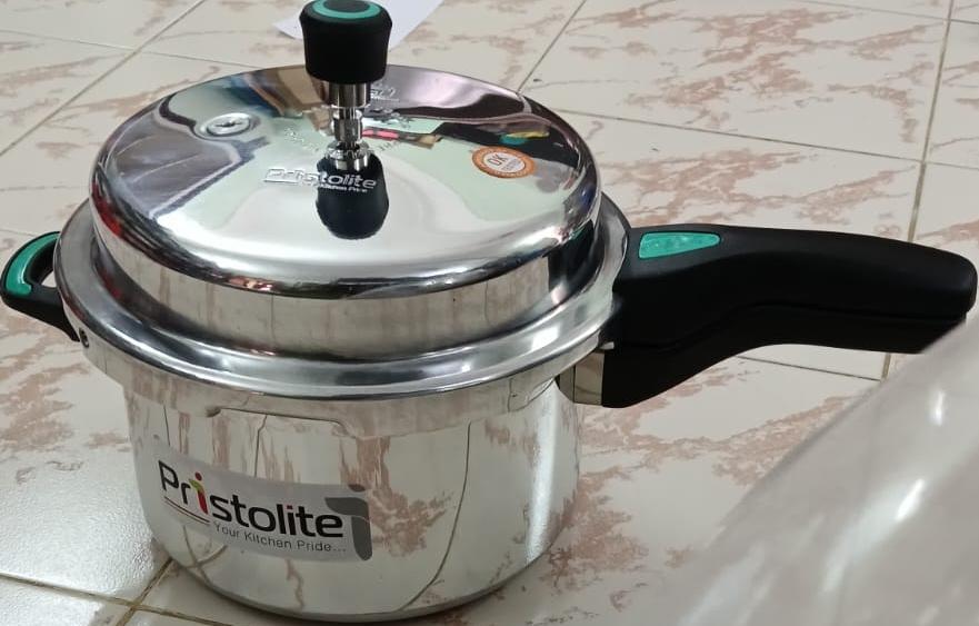 PRISTOLITE 5 LTR ALUMINIUM PRESSURE COOKER