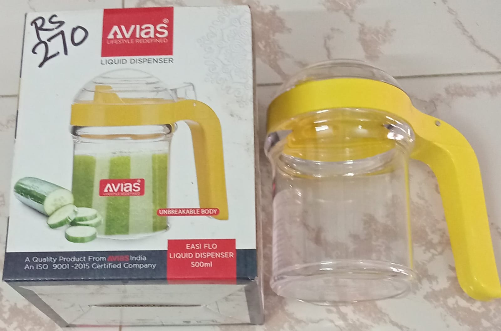 AVIAS EASI FLO LIQUID DISPENSER 500ml.