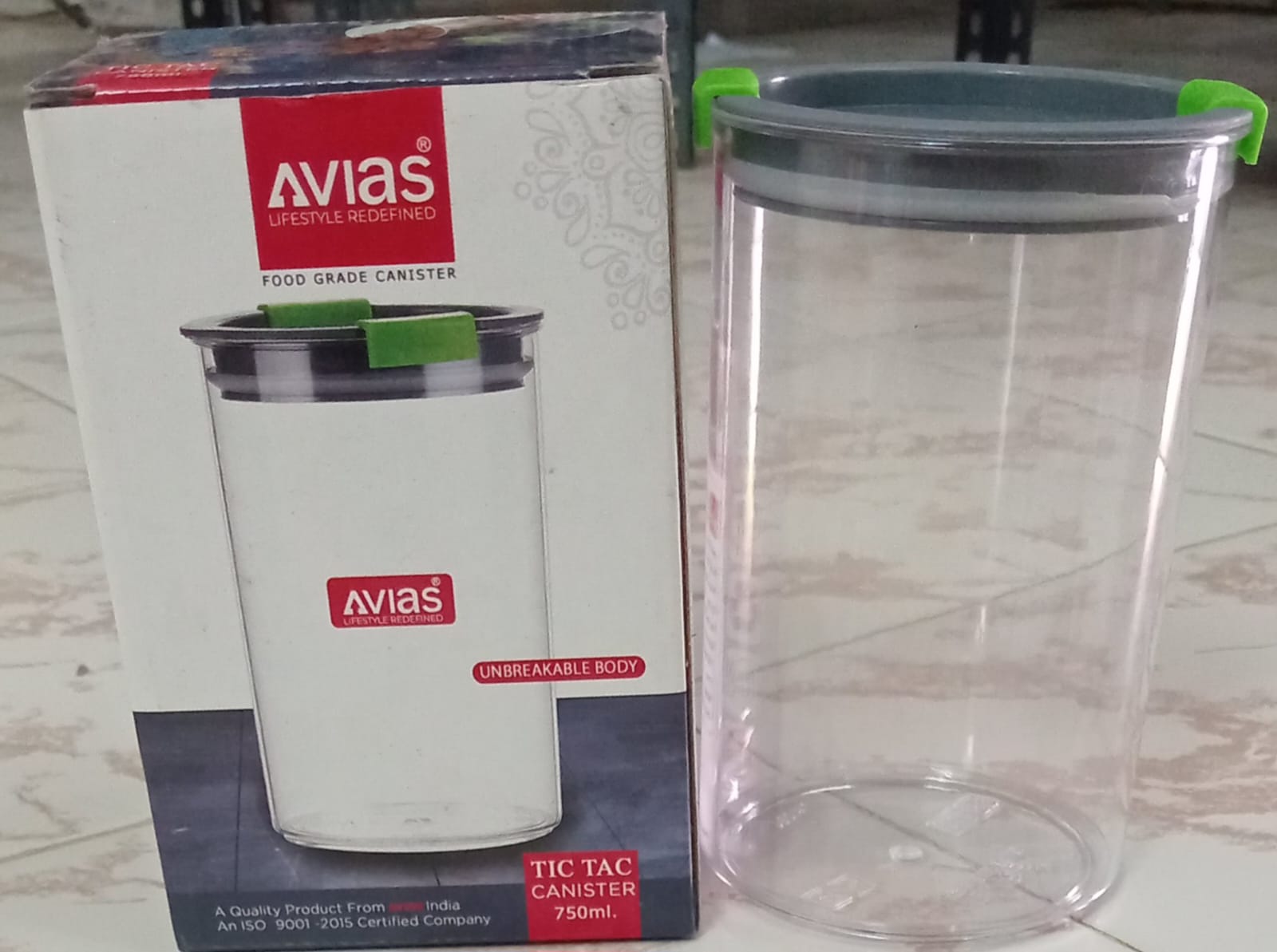 AVLAS TIC TAC CANISTER 750ml